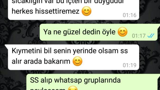 1 aydır konuşuyoruz ilk defa iltifat etti?