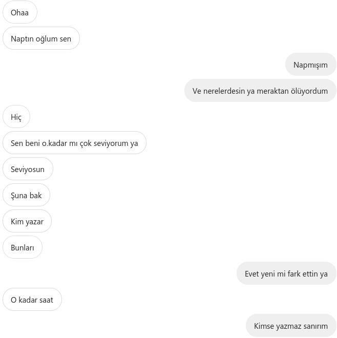 Sevgili konusu bir yardım etseniz?