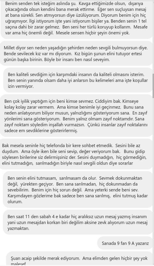 Sevgili konusu bir yardım etseniz?