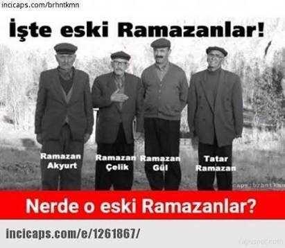 Nerede o eski ramazanlar?