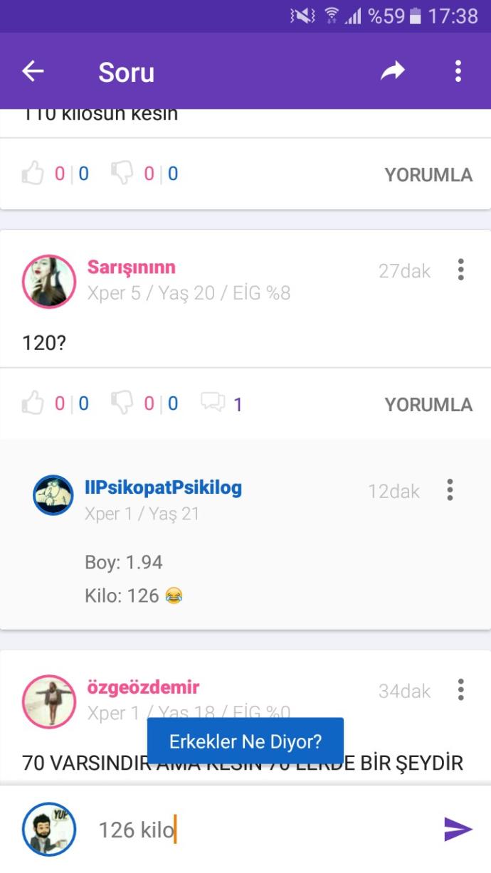 Boy: 1.94... Kilom kaç sizce 😂 (resimli) ?