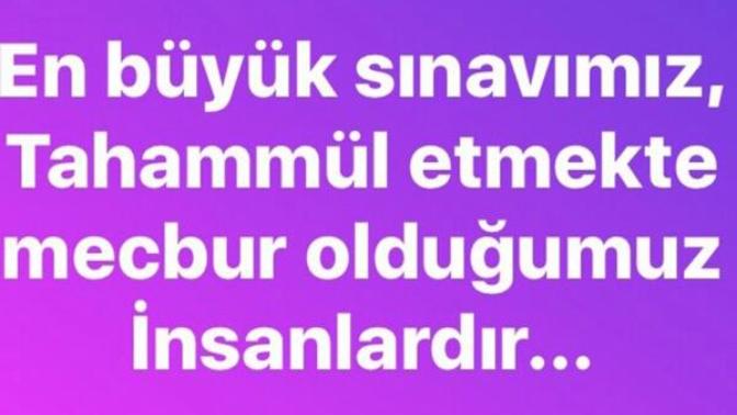 Neye tahammül edemezsiniz?
