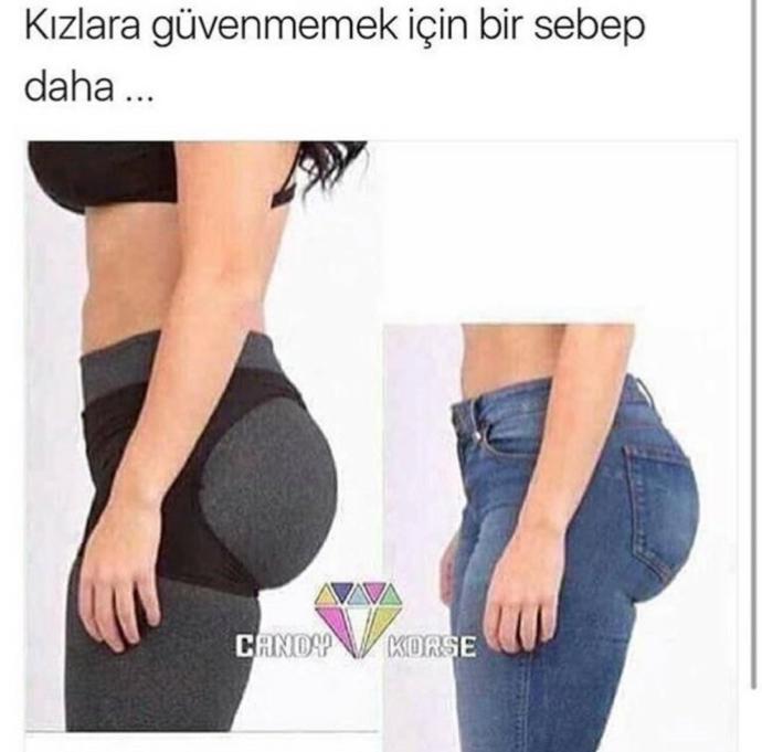 Kadınlar cinsel obje gibi görülmek istemez! ama neden cinsellik çağrıştıran bölgelerini destek ürünleriyle belirgin hale getirir?
