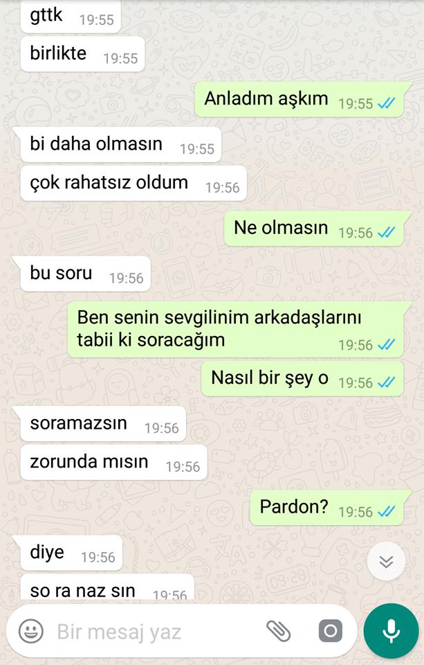Sevgilim bu kadar kızmakta haklı mı?