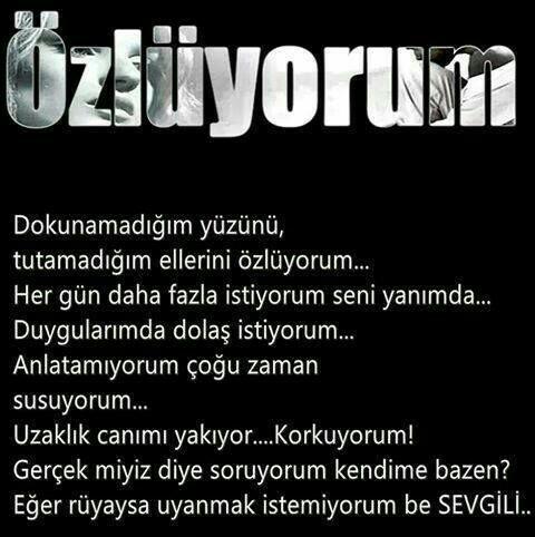Özlemek nasıl bir duygudur??