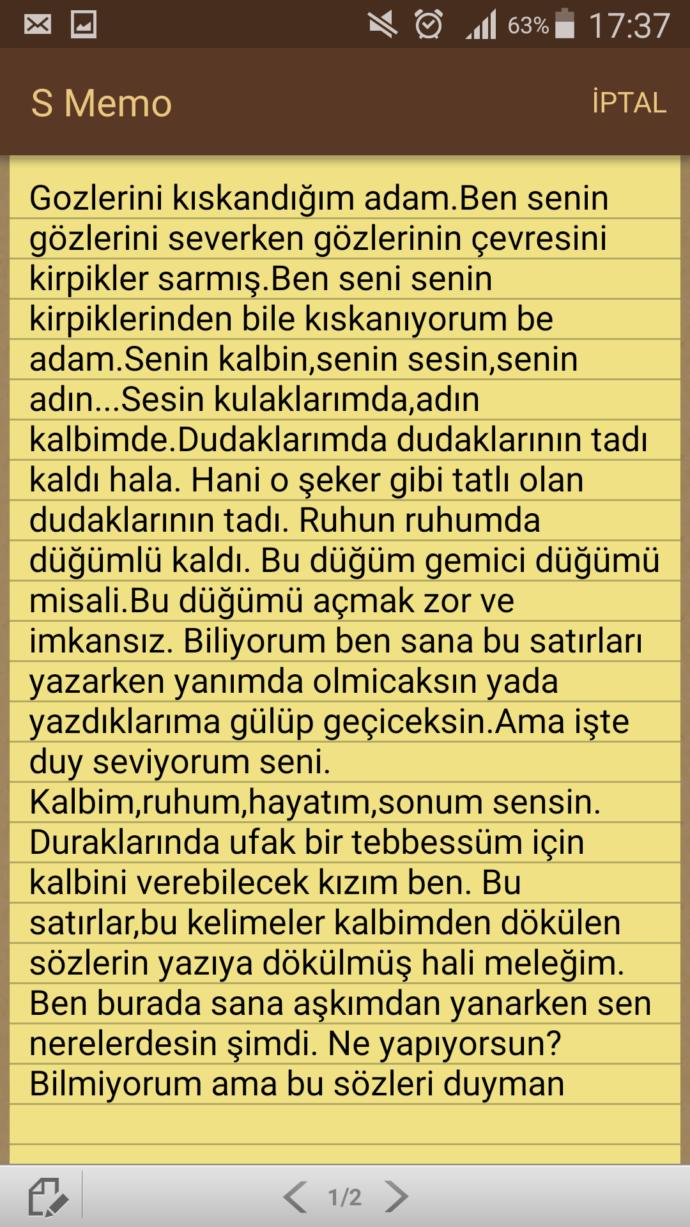 Sözler nasıl sizce? Hepsini kendim yazdım alıntı değil? Herkese +1?