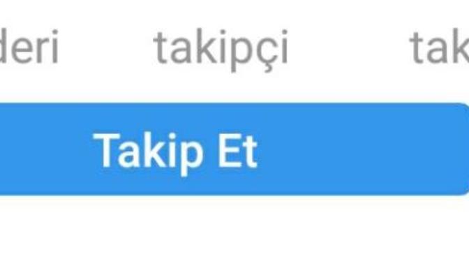 Instagram da takip et kutusunun yanındaki ok nedir?