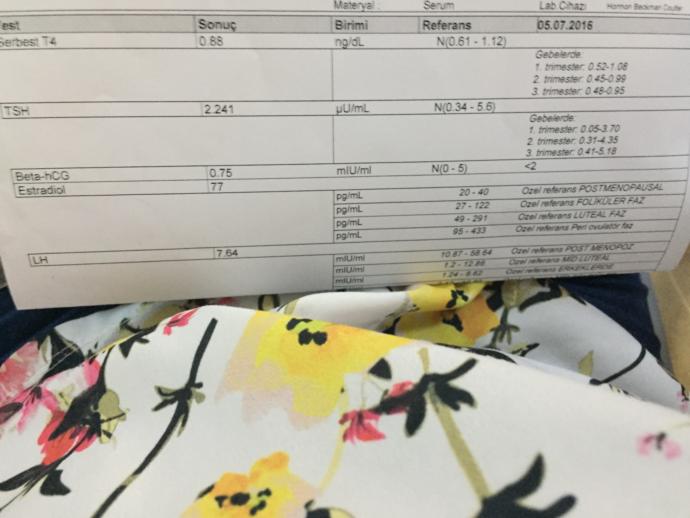 bu sonuçlara göre gebelik mümkün mü beta hcg 0.75 ?