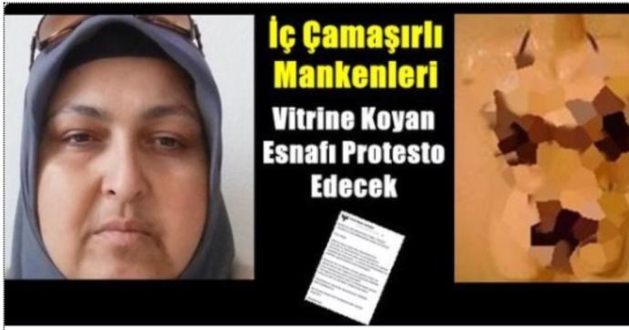 İç Çamaşırı giymiş Mankeni vitrine koyup caddeden geçen herkese sergilemek hiç bir dinde caiz değildir dedi ! Siz ne diyorsunuz ?