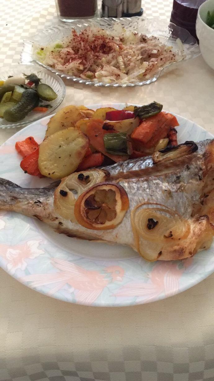 Fırında alabalık mı çipura mı?