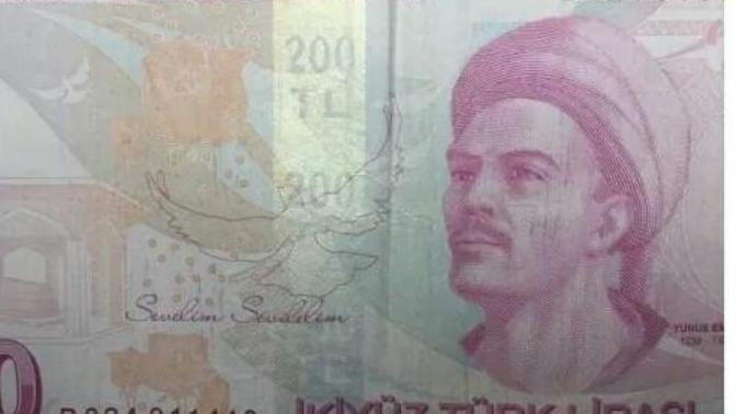 200 TL'nin arkasında ki "Sevelim sevilelim" sözünü siz farketmiş miydiniz?