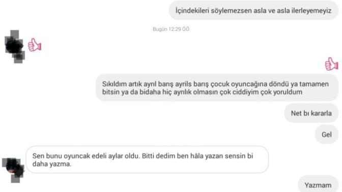 Pişman olur mu? ( Yazışmaları okuyun ) ?