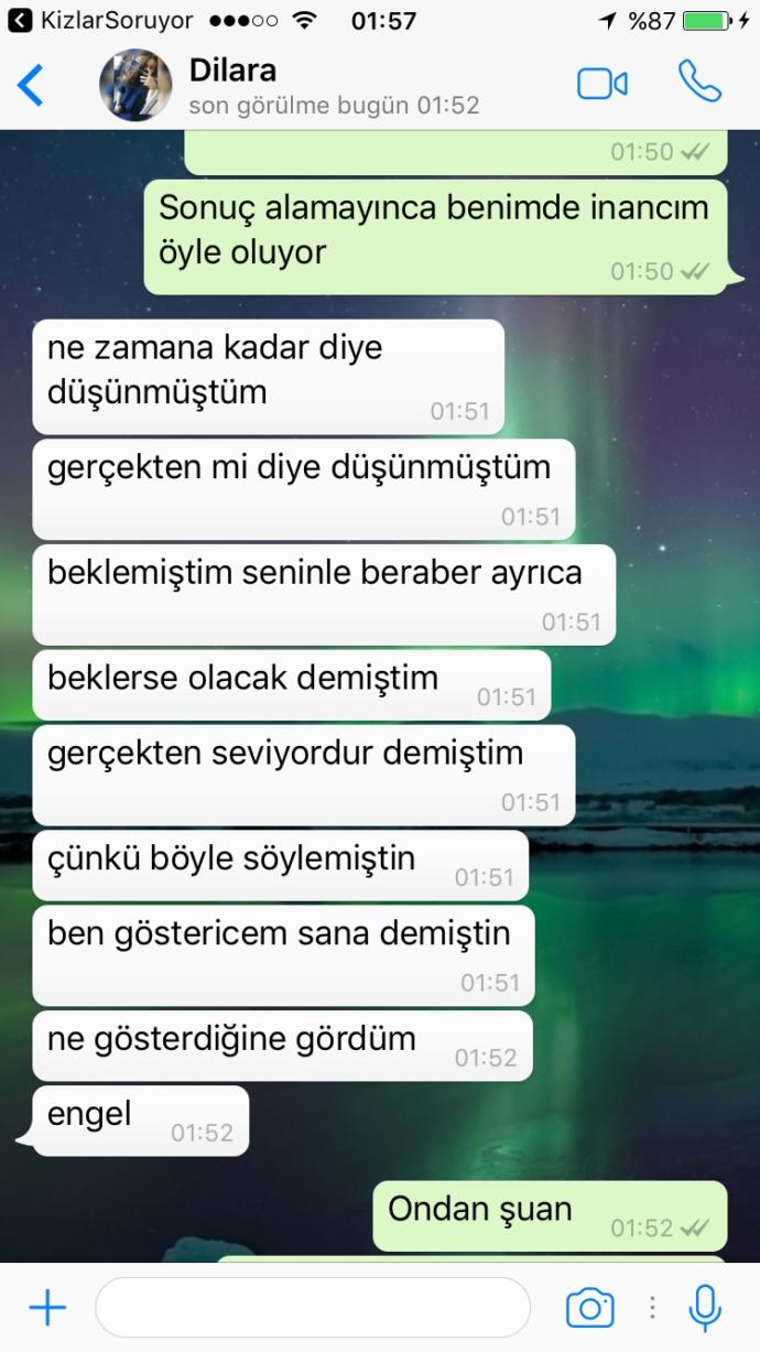 Yeter bak ben katil olurum lan git git zorlama?