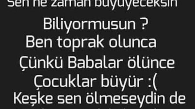 Babam olmadığı için böyle günleri hiç sevmiyorum. bayramları babalar gününü. içim buruk oluyor. babası olmayanlardamı böle oluyor?