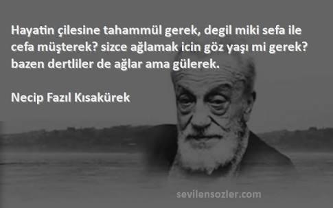 Şimdiye kadar yaşadığıniz hayatta, bu hayatın sefasını mı sürdünüz, yoksa cefasını mı çektiniz? Hangisini daha çok yaşadınız?