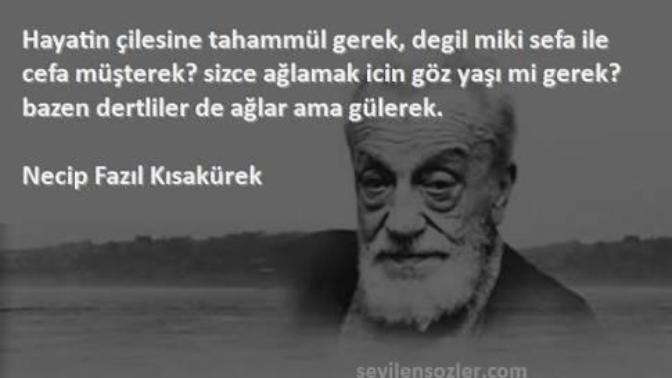 Şimdiye kadar yaşadığıniz hayatta, bu hayatın sefasını mı sürdünüz, yoksa cefasını mı çektiniz? Hangisini daha çok yaşadınız?