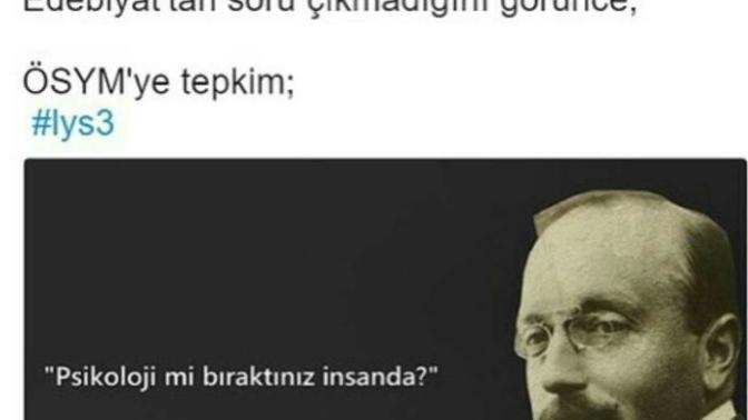 Lys edebiyat da temel konulari sormayip ilahi nefes devriyeyi soran osym... neden?