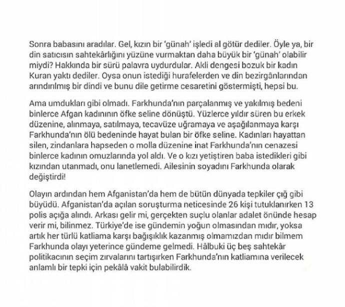 YAKILARAK ÖLDÜRÜLEN FARKHUNDA'YI DUYDUNUZ MU?