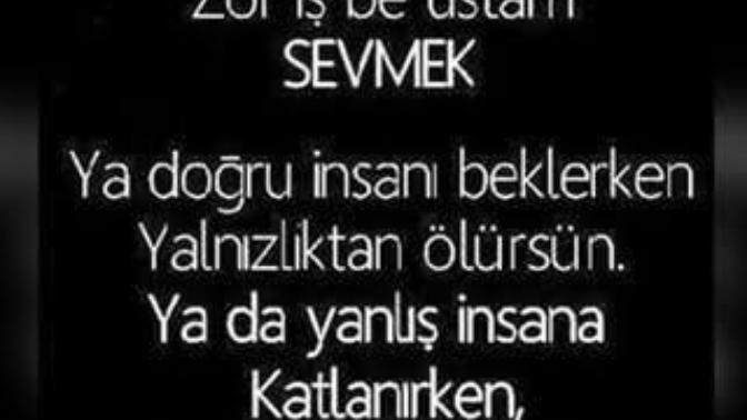 Sevmek zor mu kolay mı?
