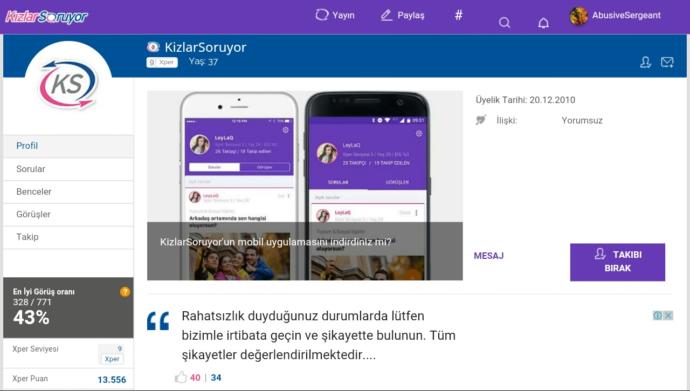 KizlarSoruyor ve ksBence kim?