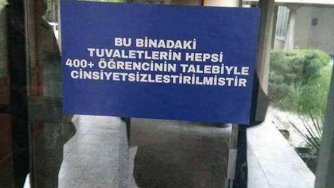 ODTÜ'de tuvaletler cinsiyetsizleştirildi! Tuvaletlerin cinsiyete göre ayrılması ayrımcılık mıdır?