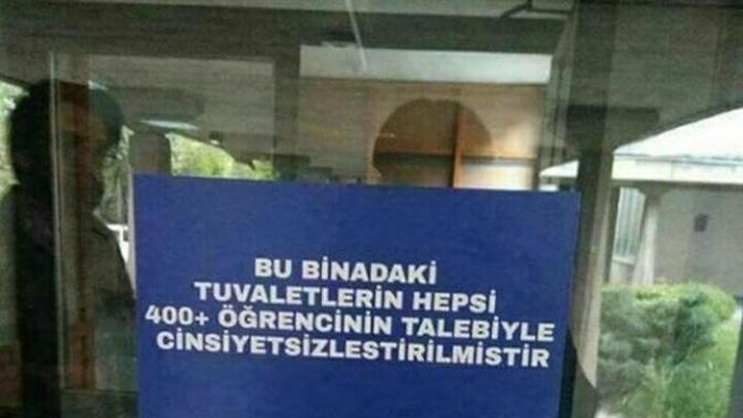 ODTU 400+ öğrenci talebiyle tuvaletleri cinsiyetsizleştirdi. Bu konuda ne düşünüyorsunuz?