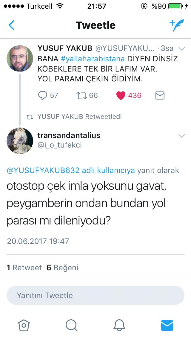 YUSUF YAKUB'u bilen var mı ya da Twitter'den takip eden 😄😄?