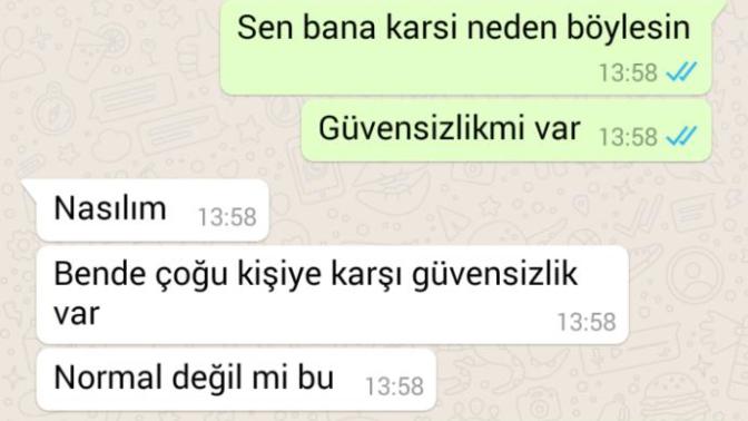 Kızlar, Son mesaji ben attim yazmasam?