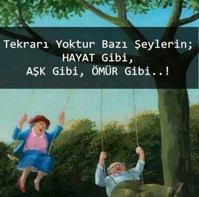 Tekrarı yoktur bazı şeylerin; Hayat gibi, Aşk gibi, Ömür gibi!!!peki bunlarin degerini biliyor muyuz??