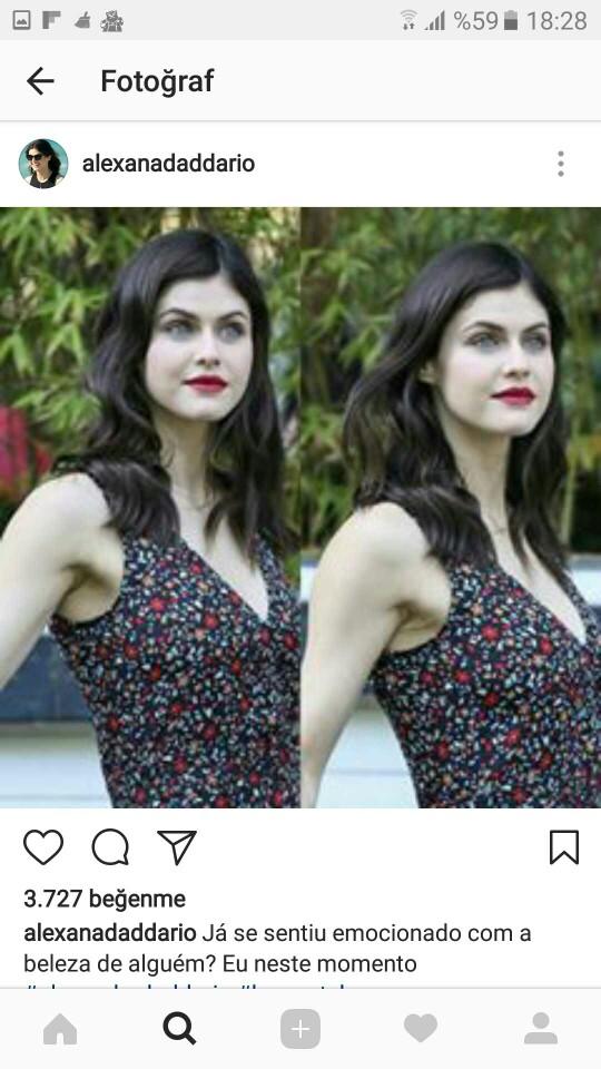 Alexandra Daddario'yu görünce kendinizden soğuyor musunuz? Sizce nasıl?