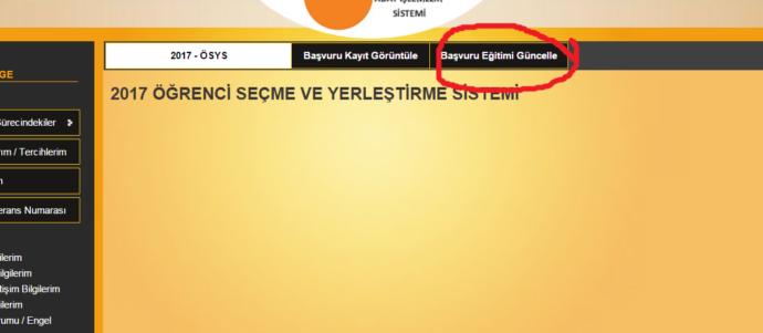 ÖSYM eğitim bilgileri hatası nasıl çözülür?