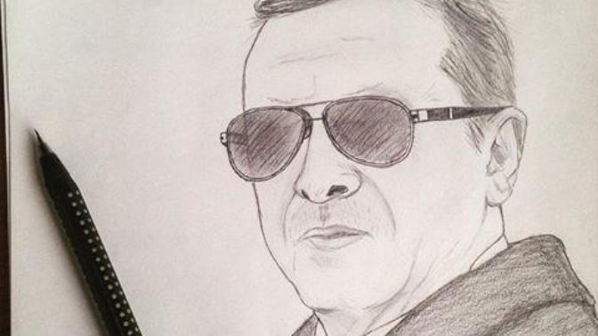 Büyük BAŞKAN Erdoğan'ın karakalem çalışması nasıl olmuş 😍?