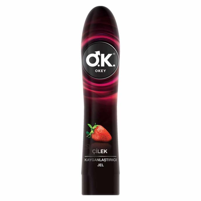 OKEY çilek kayganlaştırıcı jel