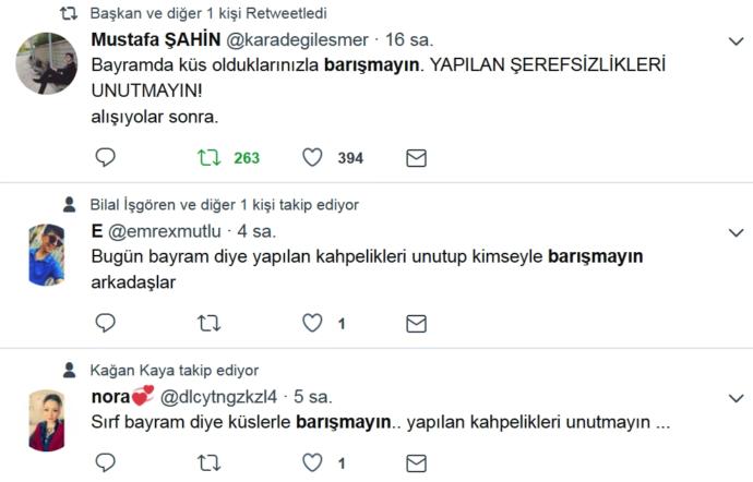Bayramda küs olduğunuz kişilerle barışır mısınız 🍬?