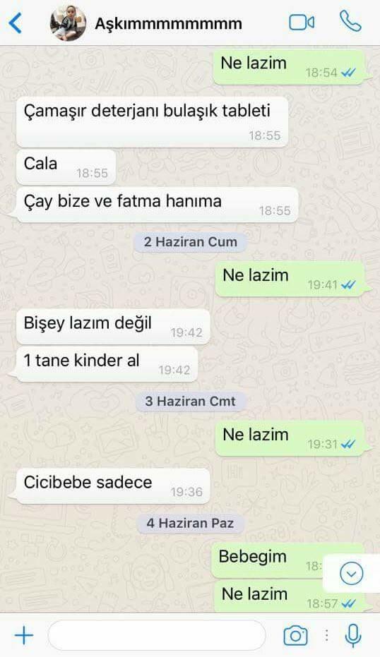 Evli çiftlerin watsap yazışması nasıl sıradanlaşır ? 