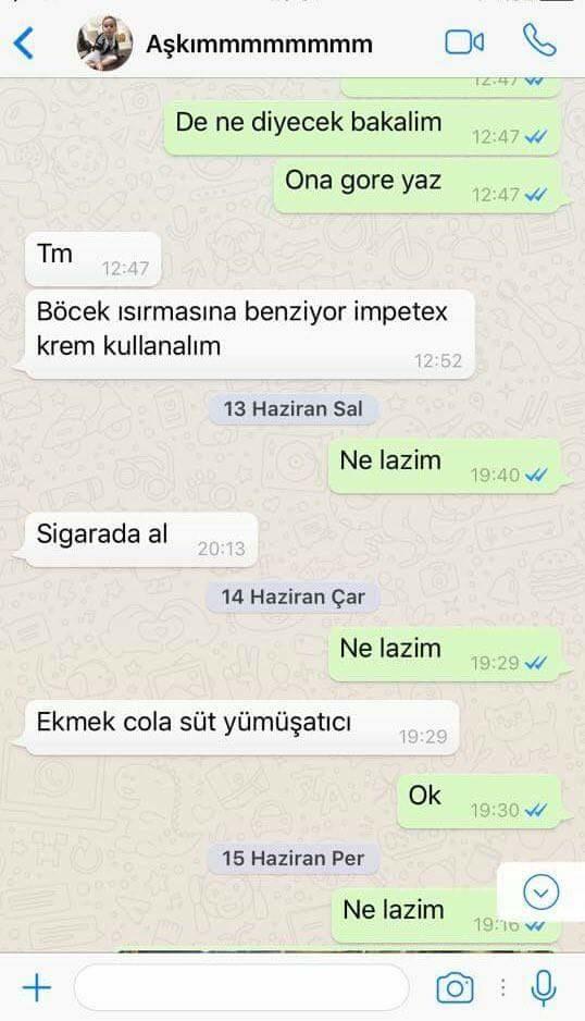 Evli çiftlerin watsap yazışması nasıl sıradanlaşır?