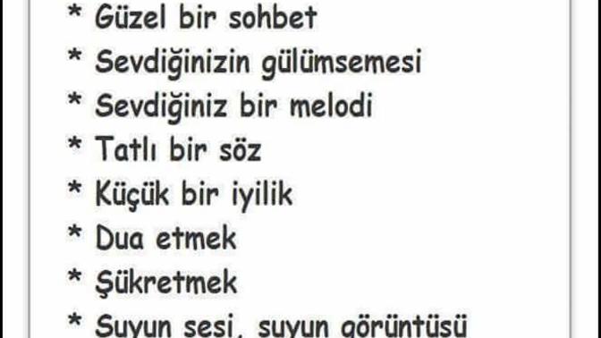 Mutlu olmak , ya da mutlu etmek, çok kolay aslında , sizcede böyle değil mi?