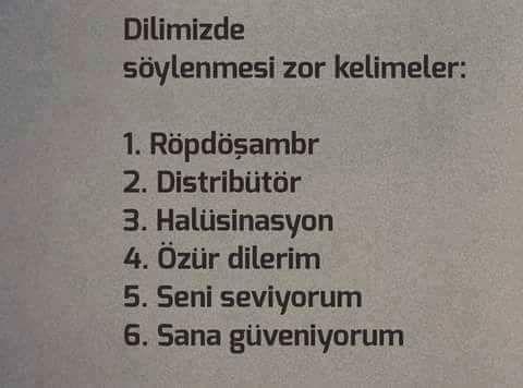 Dilimizde söylenmesi en zor kelimeler neler olabilir ?