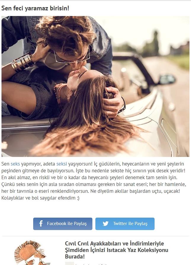 (Test) Sizin seks kisiliginiz nedir?