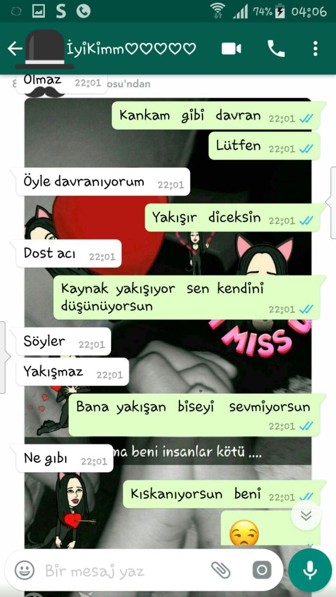 sevgilim bazen kız kankam?