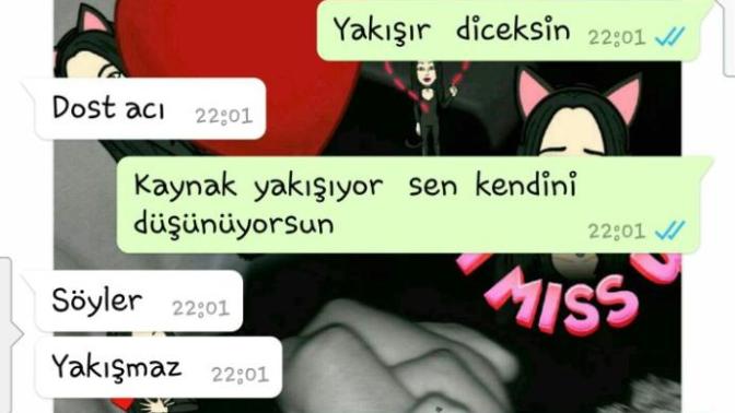 Sevgilim bazen kız kankam?