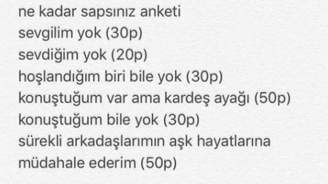 Ne kadar sapsın?