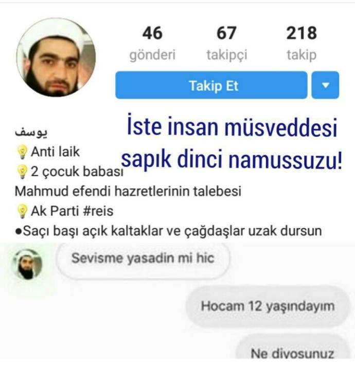 Dinci sapık hakkında ne düşünüyorsunuz ?
