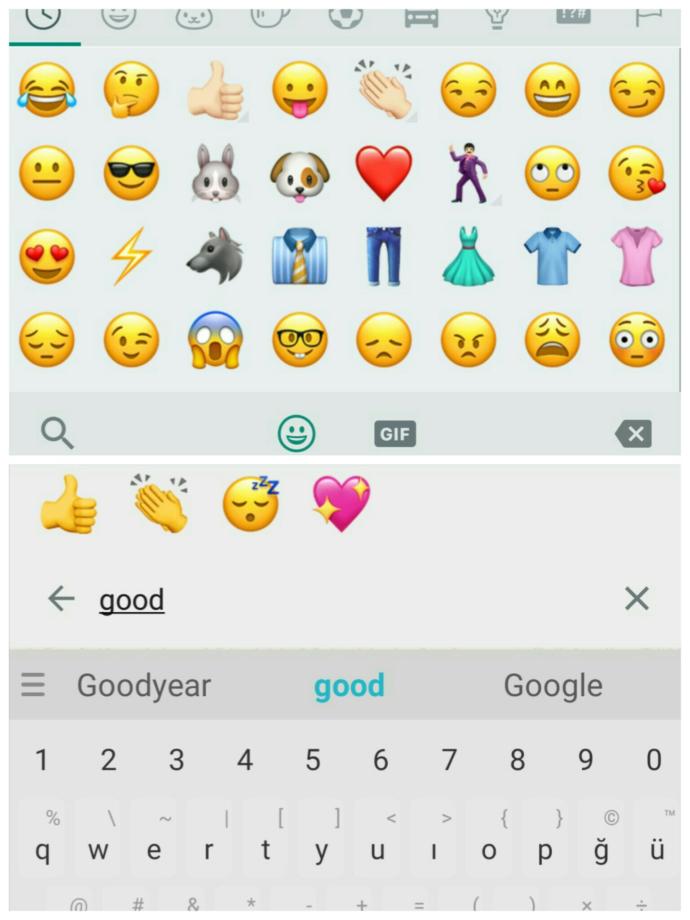 WhatsApp'tan artık emoji arama derdine son! Emojiyi özel arama butonunu kullanarak arayabilirsiniz. Sizce gerekli miydi?