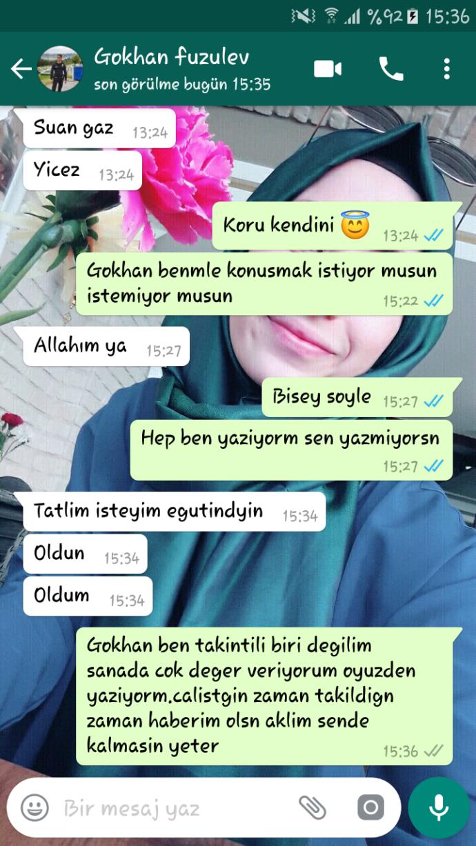 Konuştuğum çocuğun ustune cok gıtmıs mıyım napayım ?