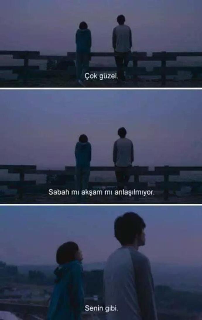 Ne gecesin ne gündüz, sabahın beşi gibisin?
