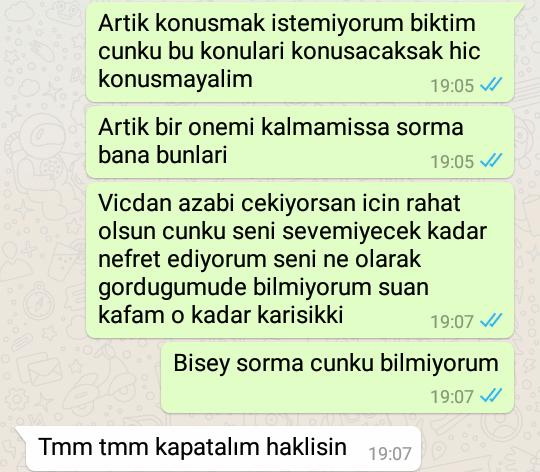 Sizce seviyormudur? Yoksa vicdan azabi cektiginden mi yazdi?