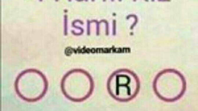Üçüncü Harfi "R" olacak Kiz Ismi Söyler Misiniz?