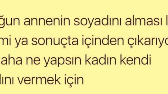 Sizce çocuk annenin mi soyadını almalı? Babanın mı?