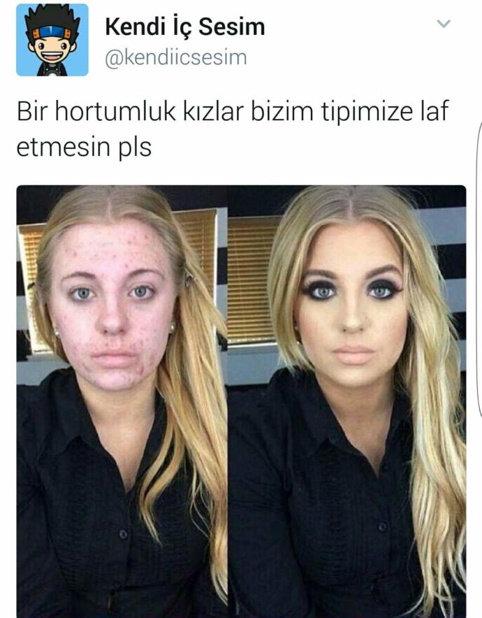 Makyajlı kadın mı makyajsız kadın mı?